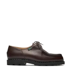 Paraboot Michael Shoe Grained Brown Leather
