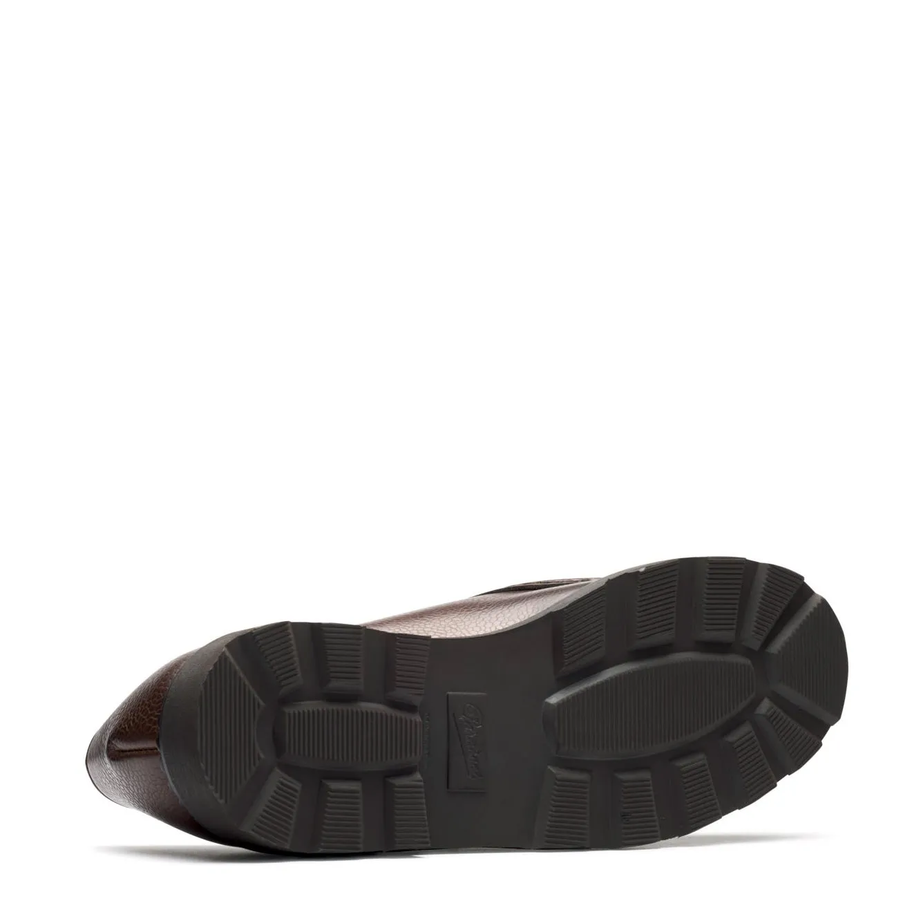 Paraboot Michael Shoe Grained Brown Leather