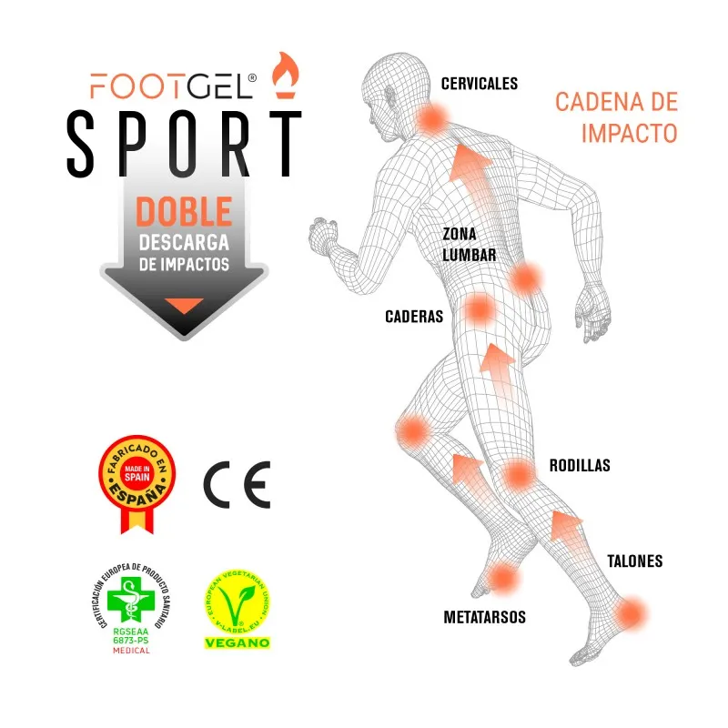 Plantillas de gel deportivas FOOTGEL