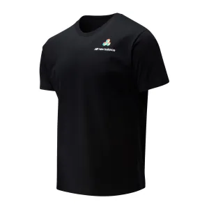 Polera Urbana Hombre New Balance Sport Style Reeder Portrait Tee Negra