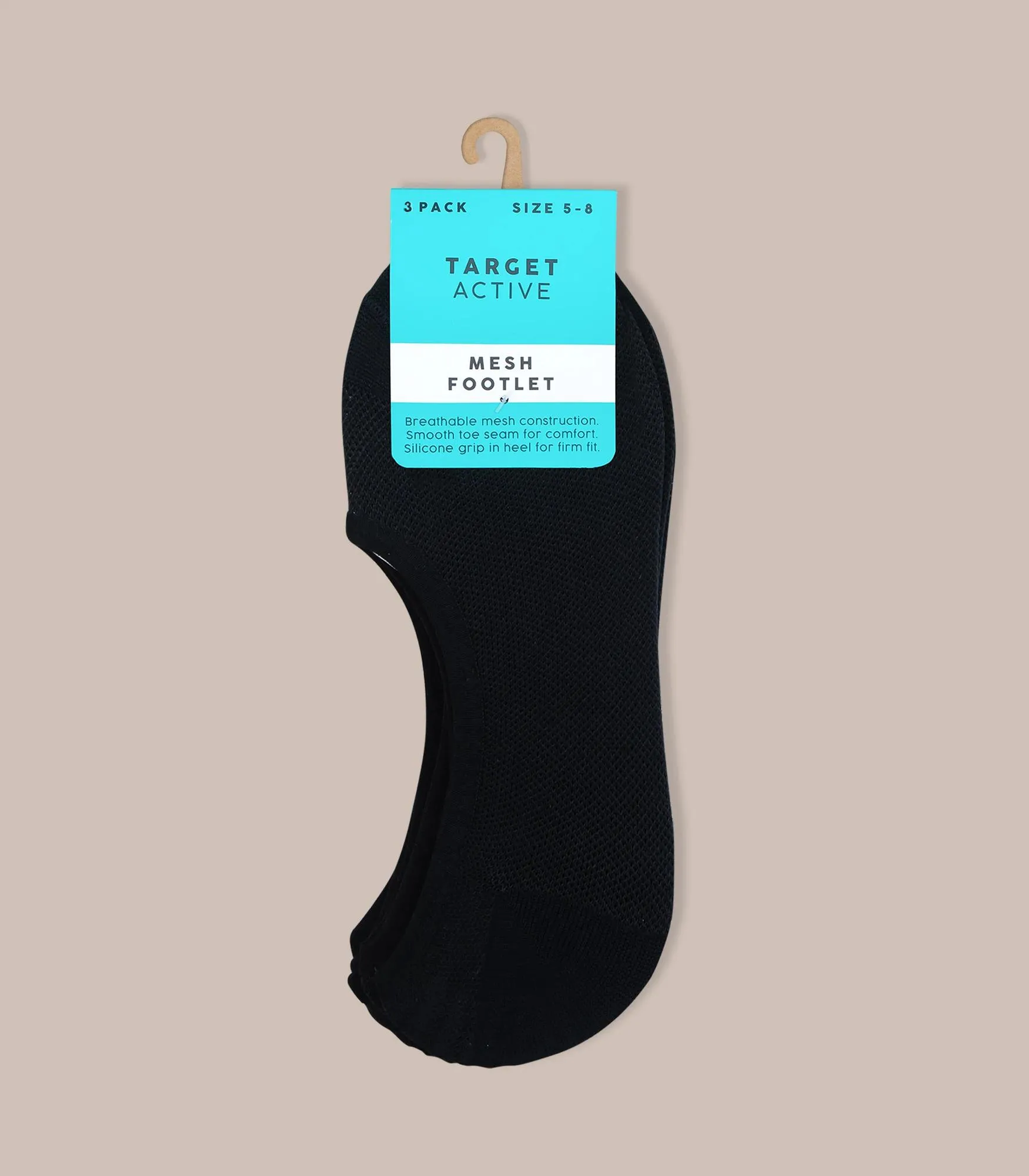 popular  Active 3 Pack Sport Mesh Footlet Socks 
