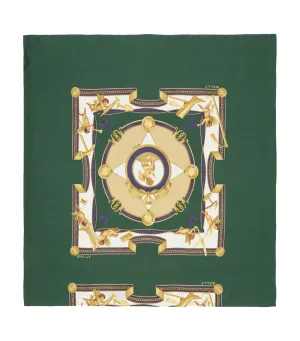 Printed Scarf Green