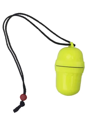 Problue Plastic dry capsule with lanyard