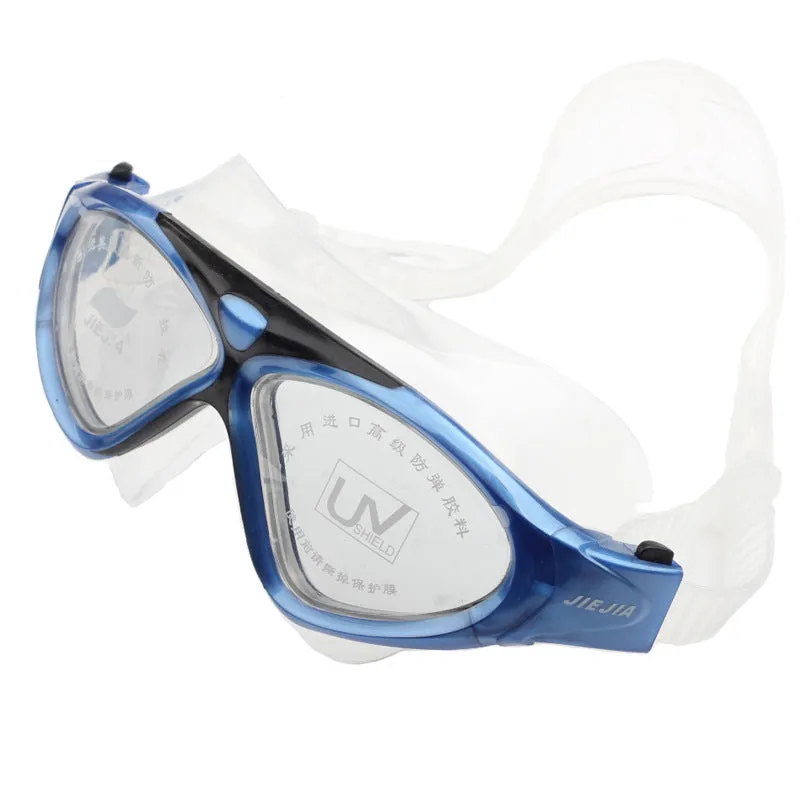Professional Adult Waterproof Swim Glasses Electroplate Swimming Goggles Men Women Adjustable Anti-fog UV Swim Sport Eyewear