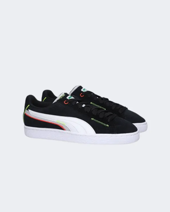 Puma Suede Displaced Men Basketball Shoes Black/White/Mist