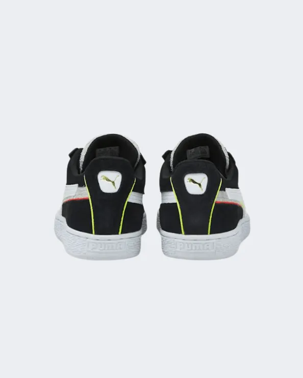 Puma Suede Displaced Men Basketball Shoes Black/White/Mist