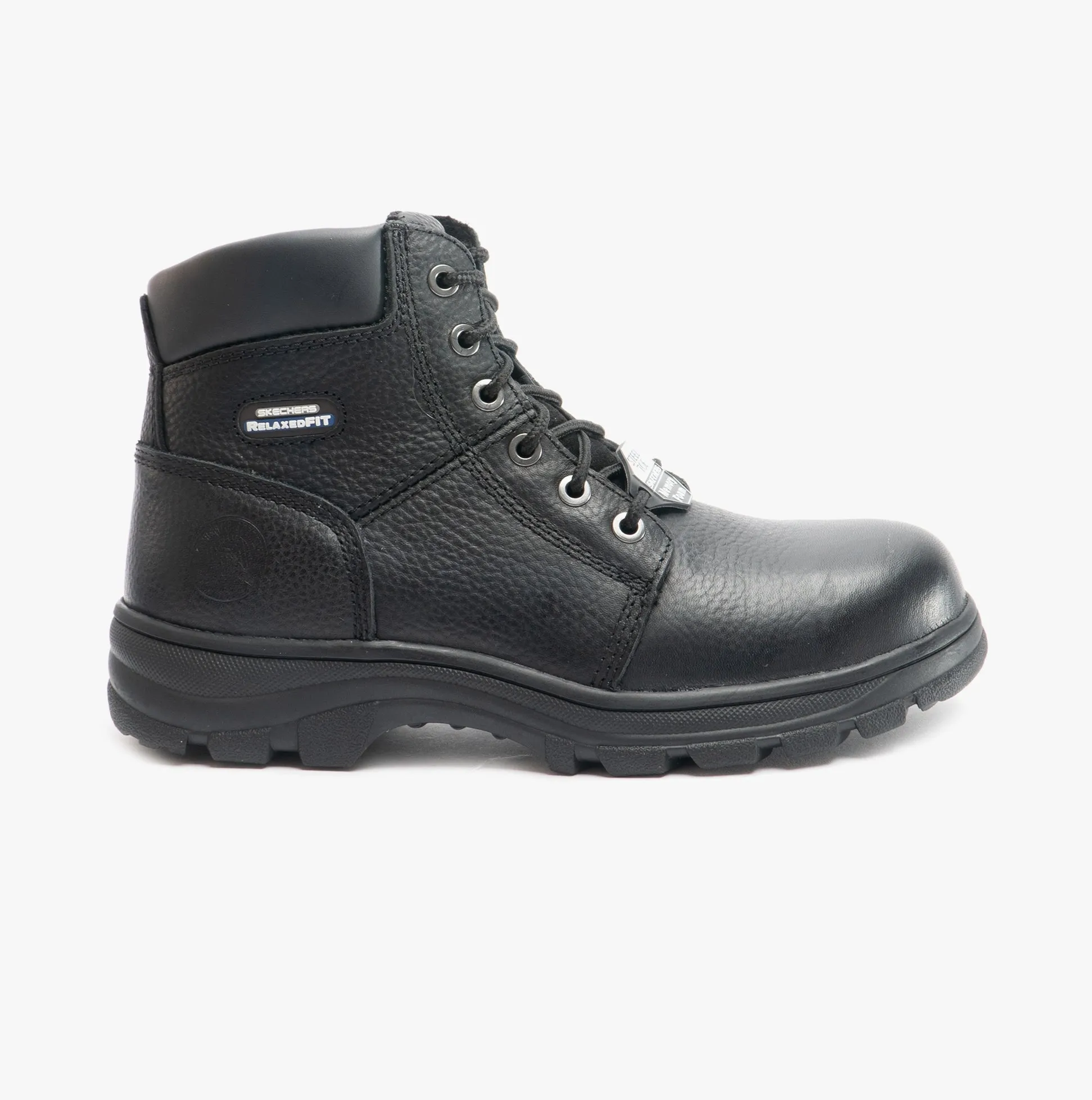 RELAXED FIT - WORKSHIRE ST Mens Leather Safety Boots Black