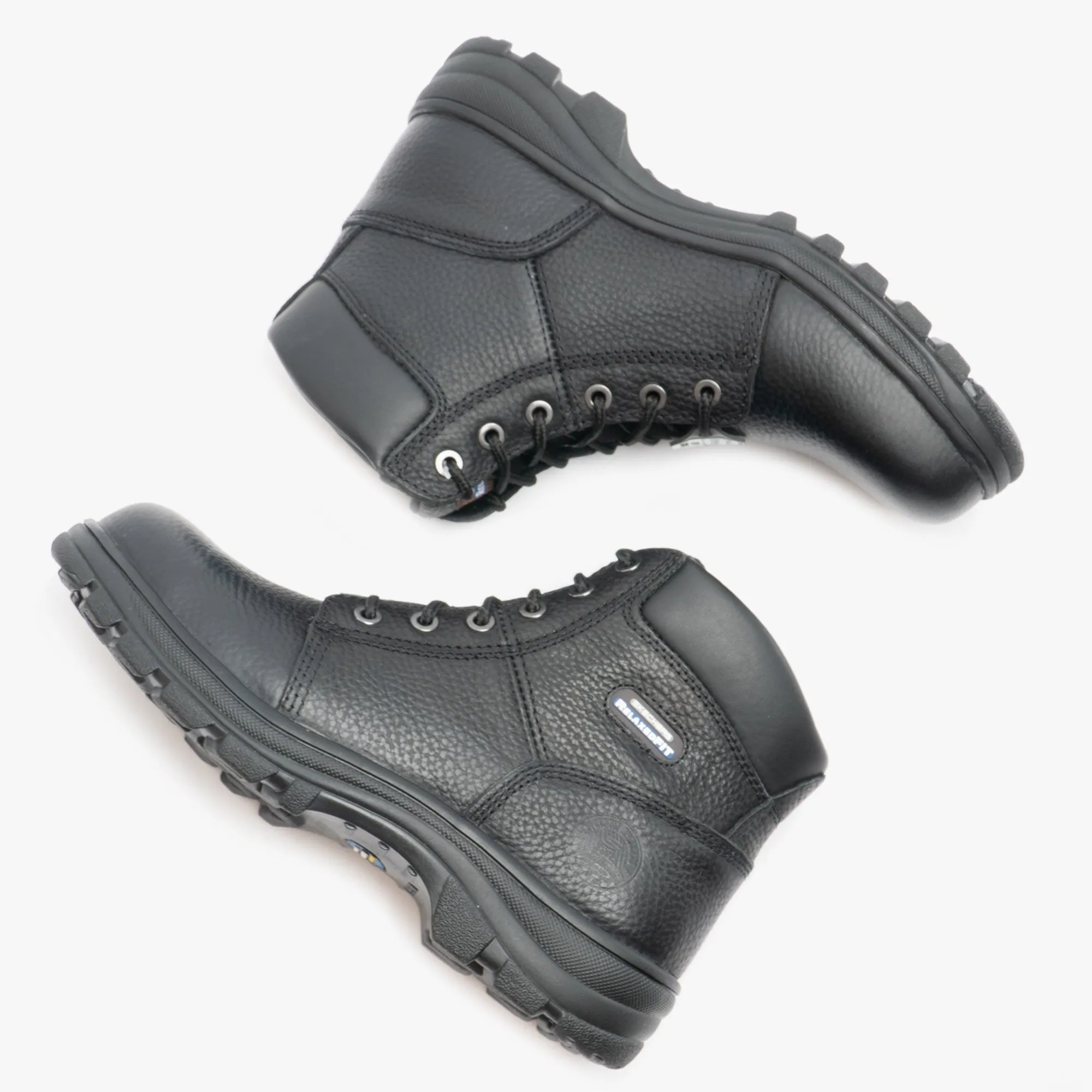 RELAXED FIT - WORKSHIRE ST Mens Leather Safety Boots Black
