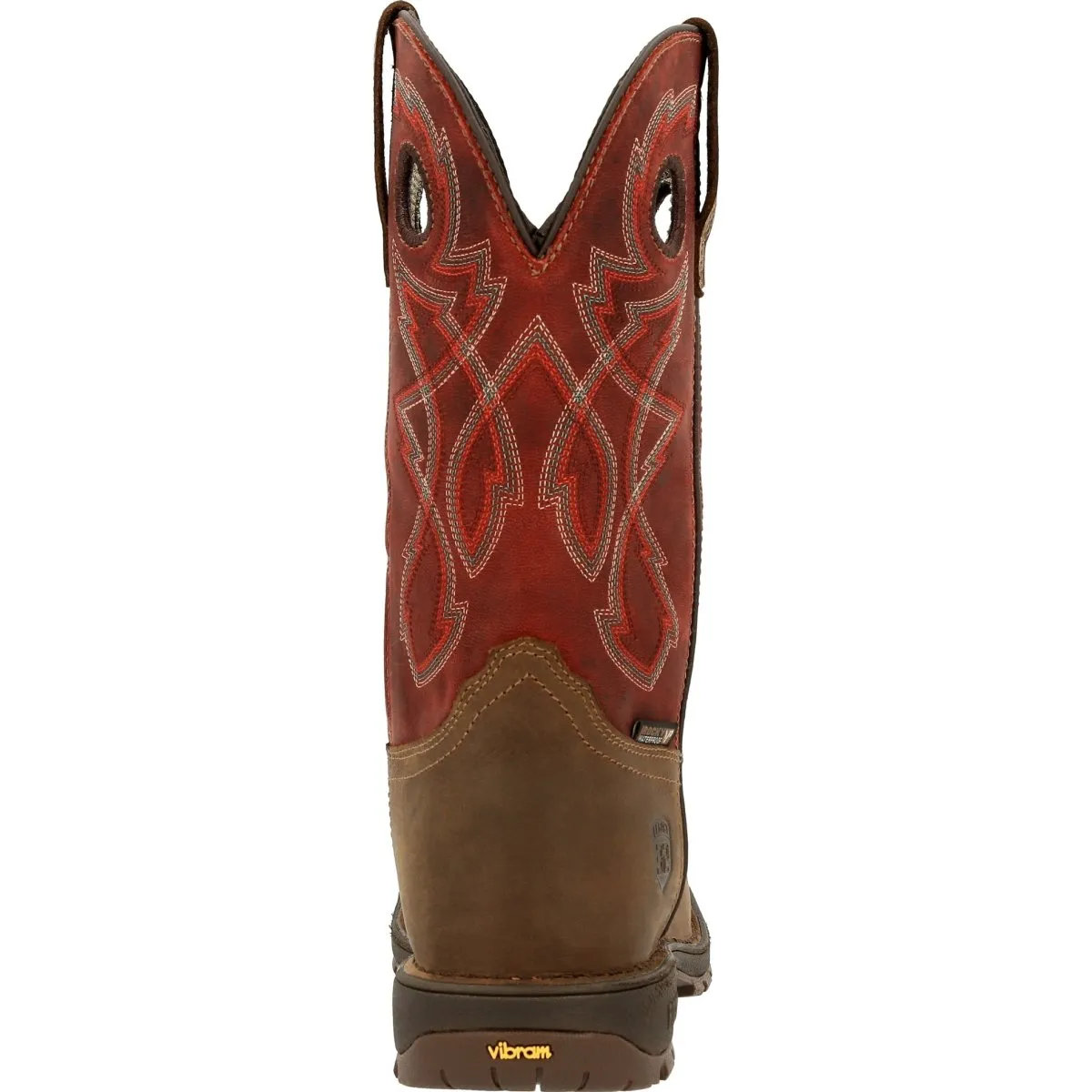 Rocky Legacy 32 Men's Steel Toe Waterproof Western Boots Rkw0341 In Brown