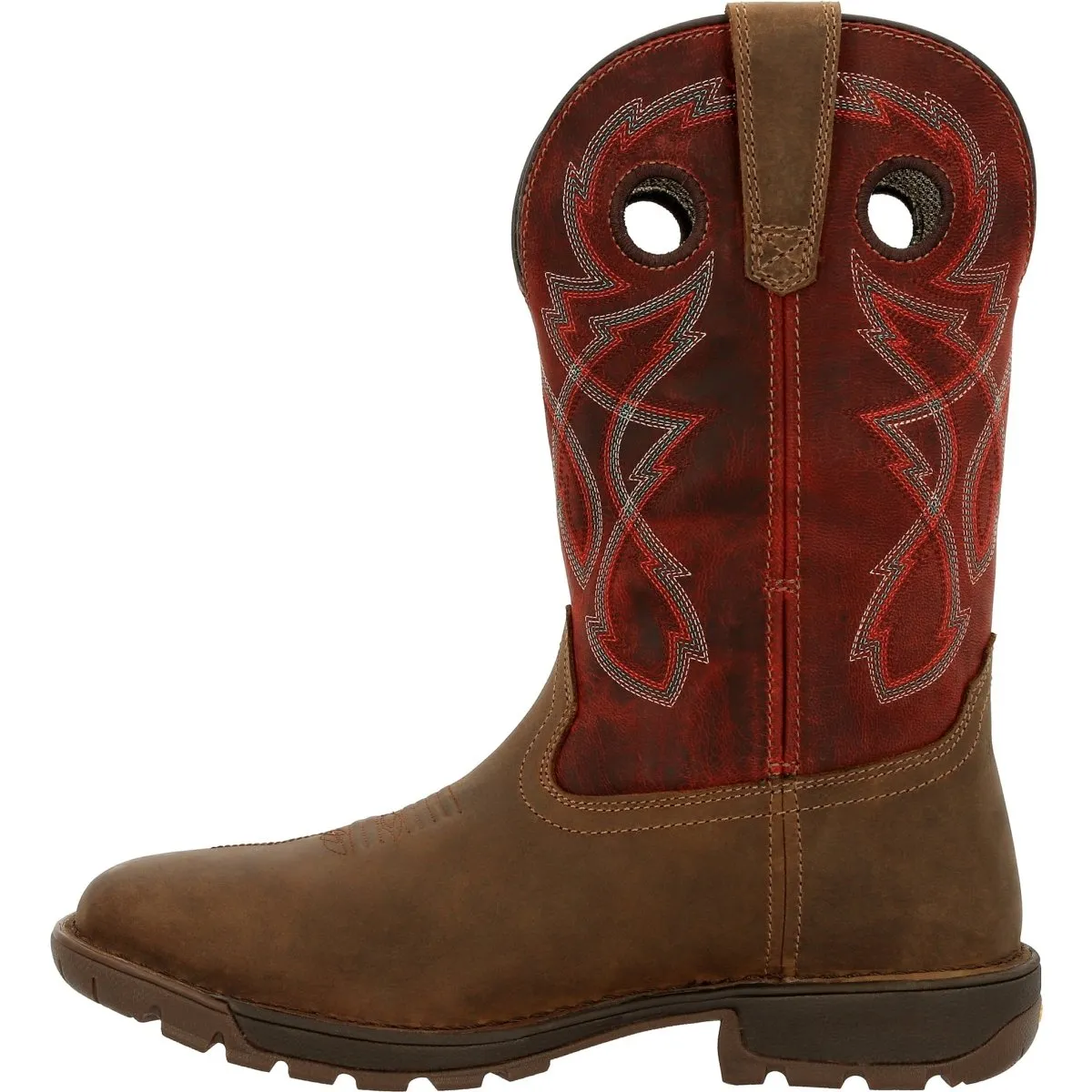 Rocky Legacy 32 Men's Steel Toe Waterproof Western Boots Rkw0341 In Brown