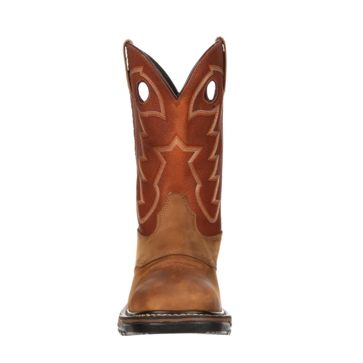 Rocky Original Ride Men's Waterproof Western Boots Rkyw039 In Brown