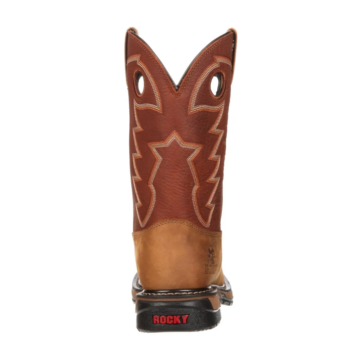 Rocky Original Ride Men's Waterproof Western Boots Rkyw039 In Brown