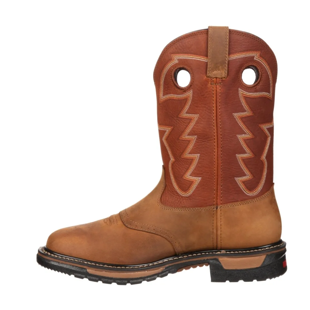 Rocky Original Ride Men's Waterproof Western Boots Rkyw039 In Brown