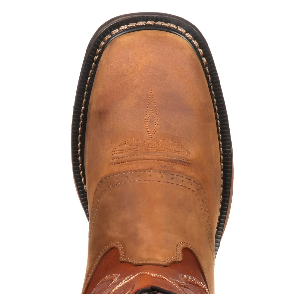 Rocky Original Ride Men's Waterproof Western Boots Rkyw039 In Brown