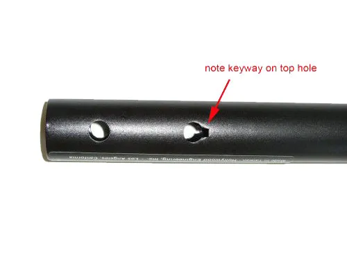 Round Aluminum Post for Trail Rider (X and Y Spec only) and Sport Rider 2 (X Spec only)