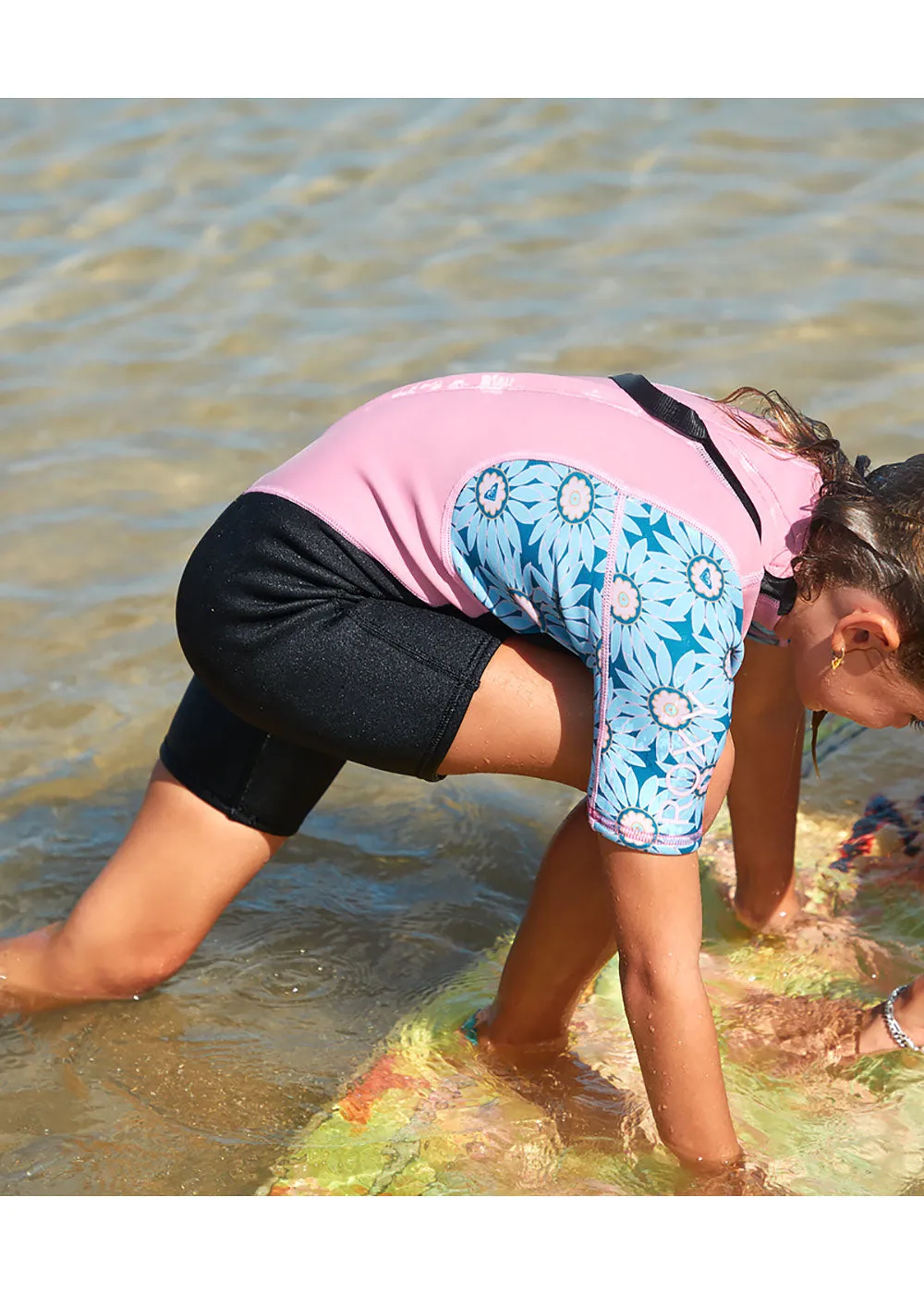 Roxy Toddler Girls Prologue 2mm BZ FL Spring Suit Wetsuit