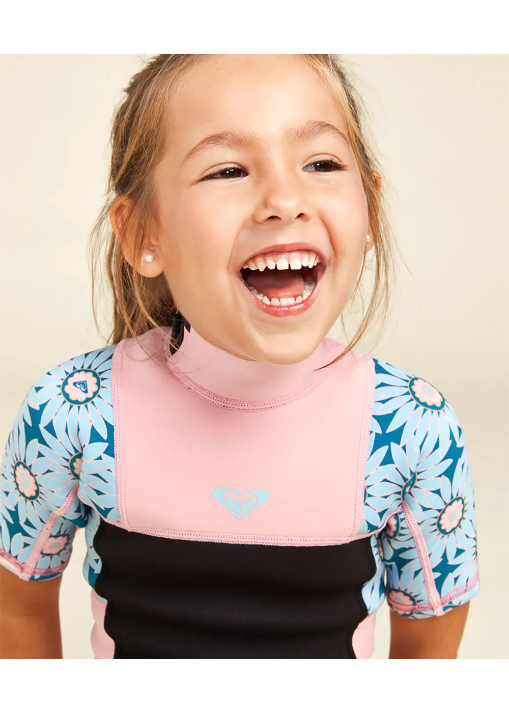 Roxy Toddler Girls Prologue 2mm BZ FL Spring Suit Wetsuit