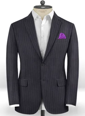 Scabal Inaski Blue Wool Cashmere Jacket