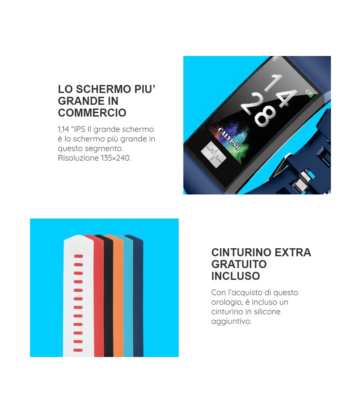 Smartband Calypso Festina K8500 Smartwatch Multifunzione Nero/Multicolor