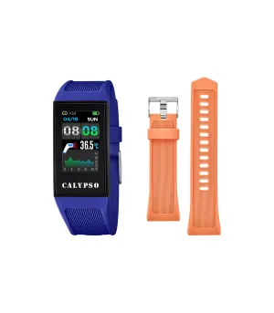 Smartband Calypso Festina K8501 Smartwatch Multifunzione Blu Arancione