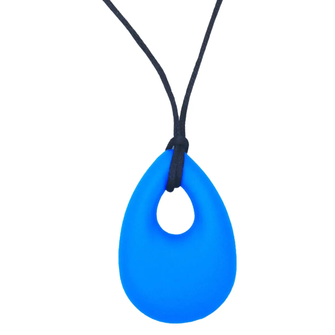 Smooth Droplet Sensory Chew Necklace