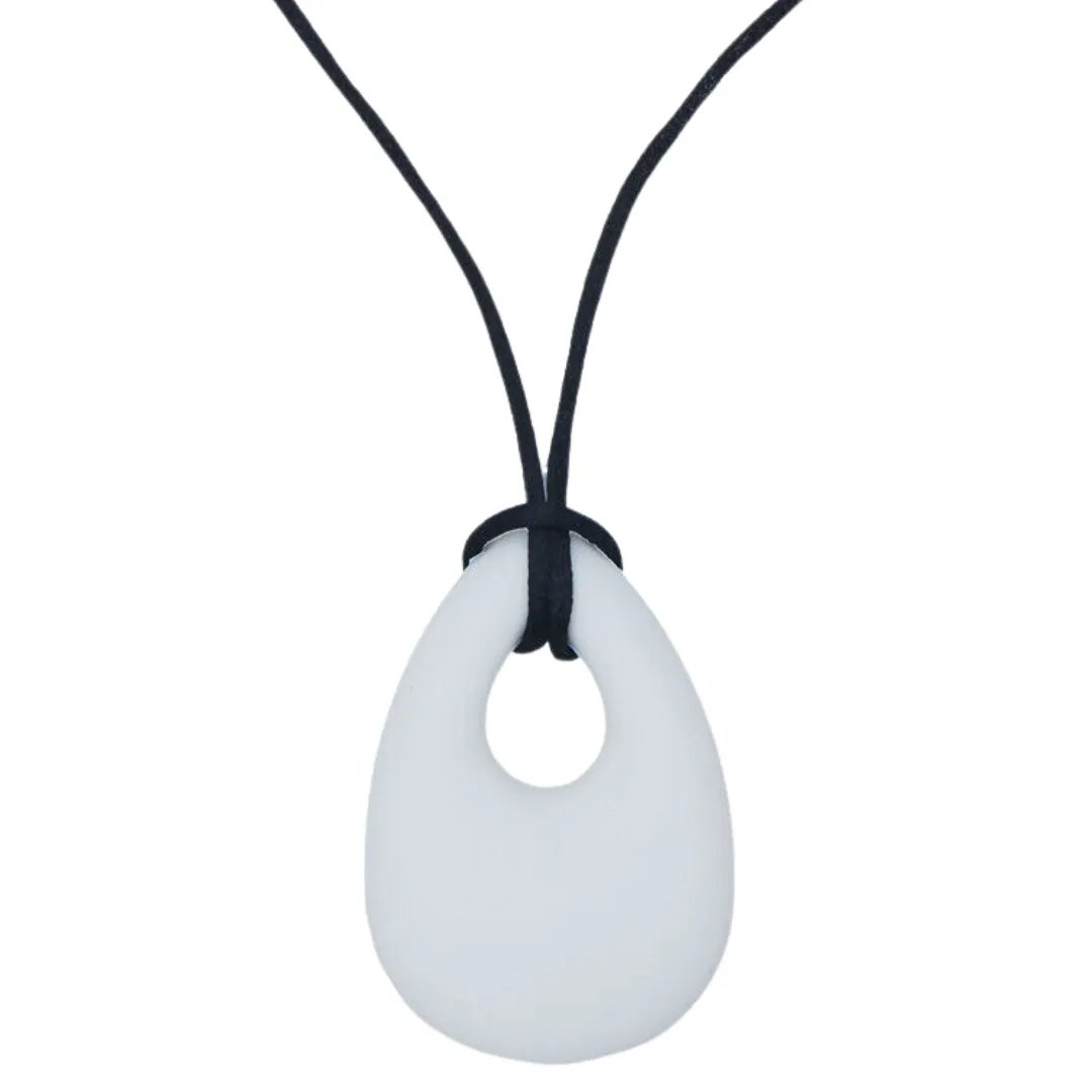 Smooth Droplet Sensory Chew Necklace