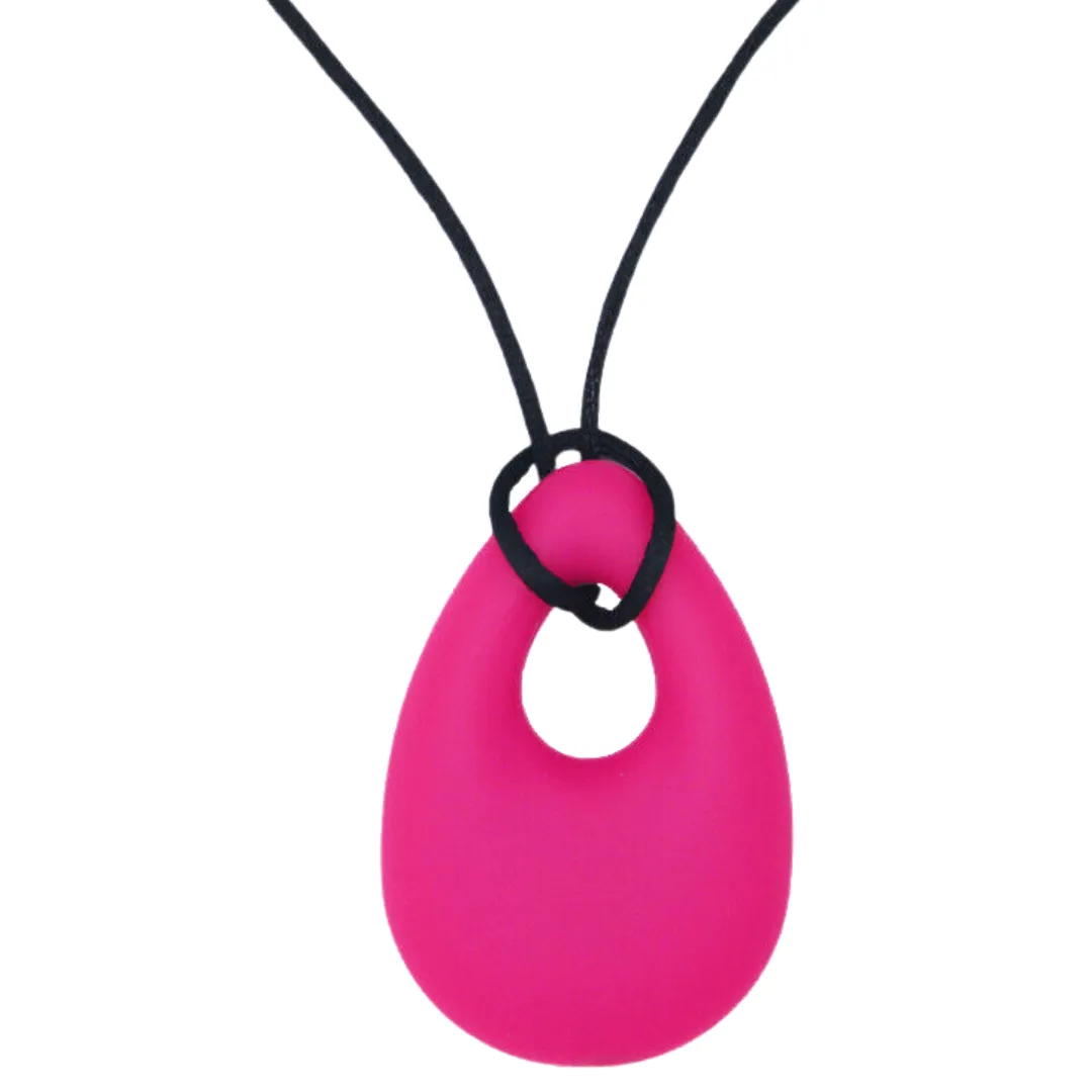Smooth Droplet Sensory Chew Necklace