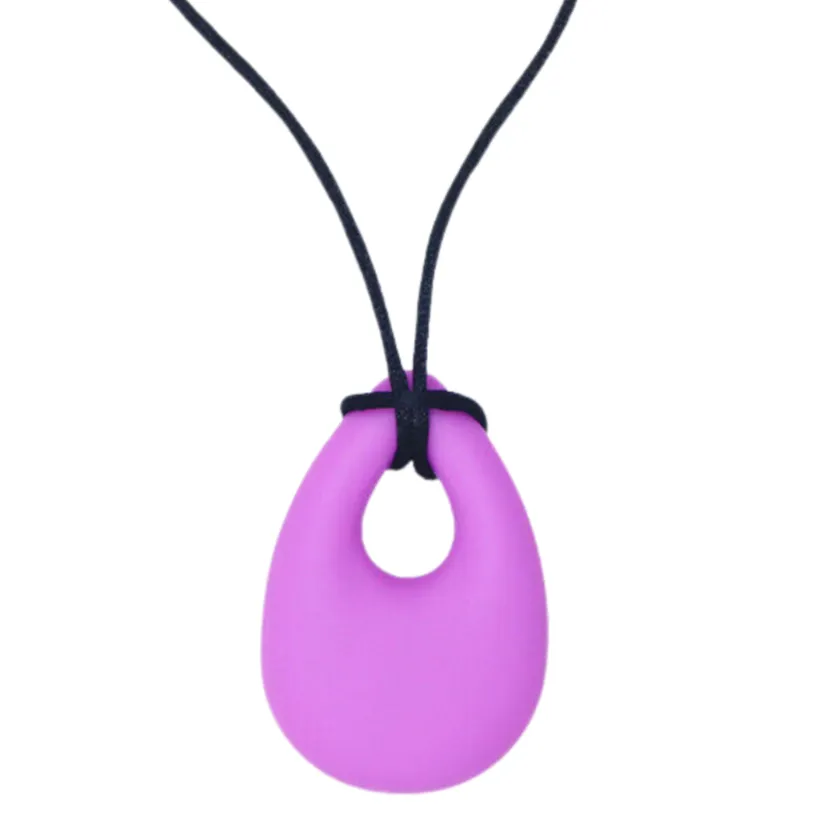 Smooth Droplet Sensory Chew Necklace