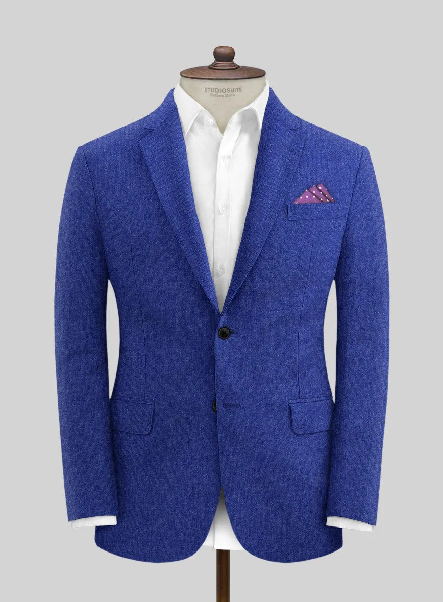 Solbiati Cobalt Blue Linen Suit