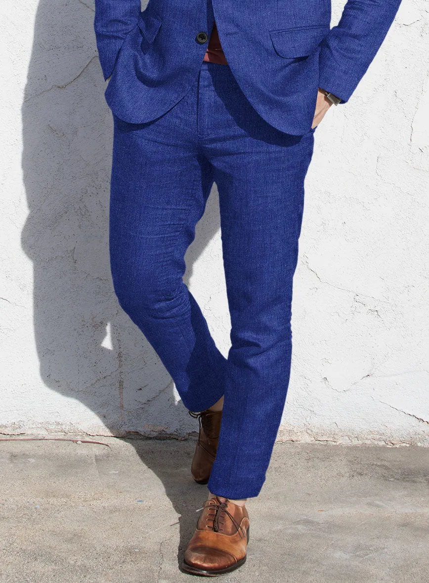 Solbiati Cobalt Blue Linen Suit