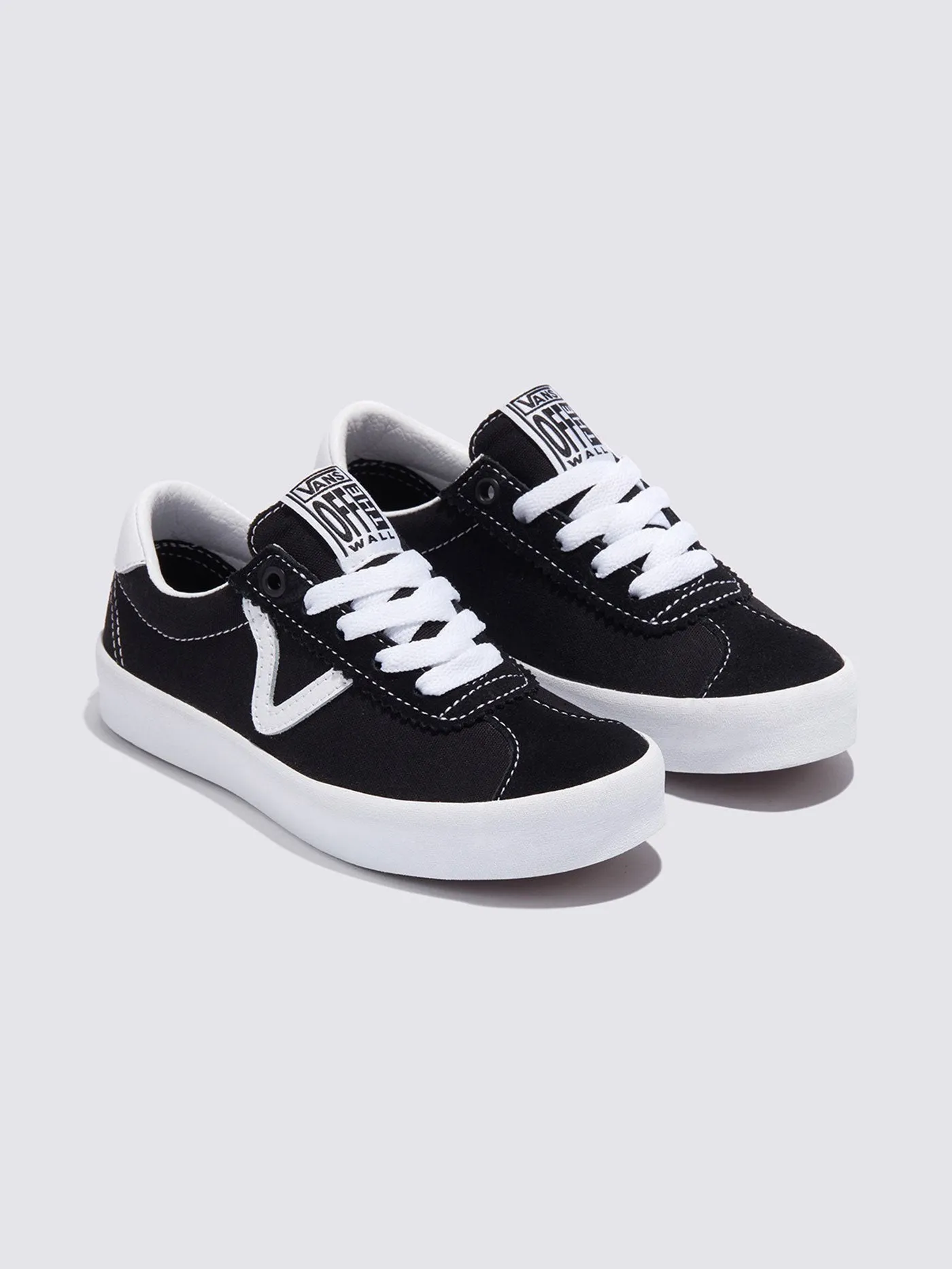 Sport Low Black/White Shoes (Kids)
