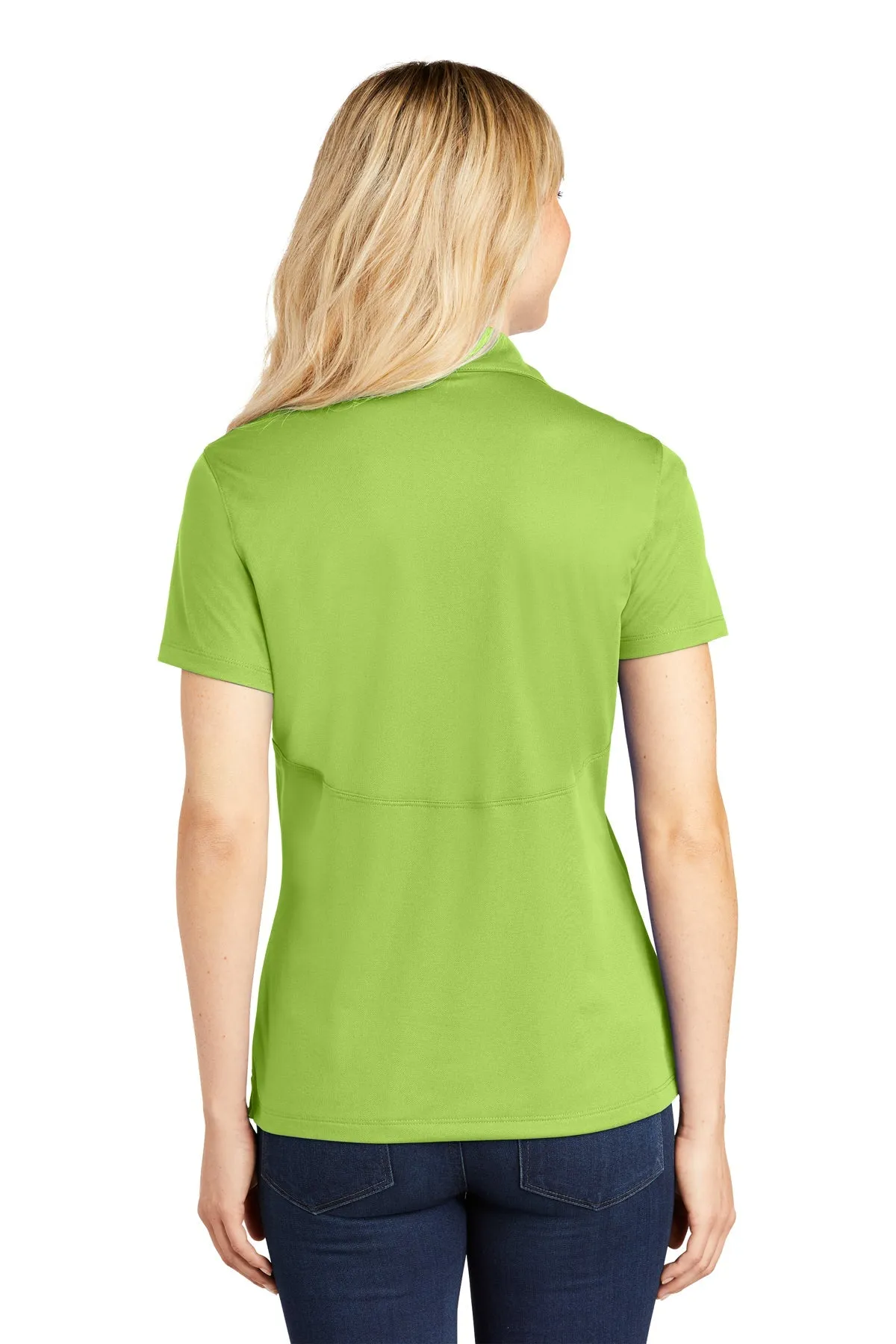 Sport-Tek Ladies Micropique Customized Sport-Wick Polos, Lime Shock