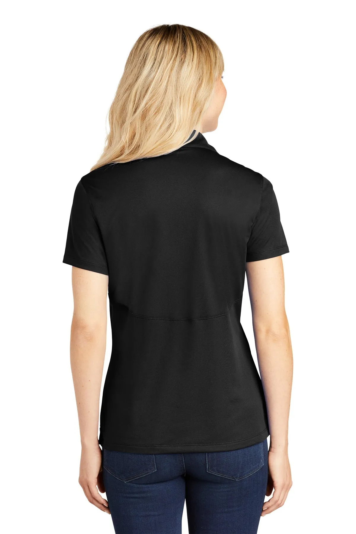 Sport-Tek Ladies Sport-Wick Polo, Black [NexTech Solutions]