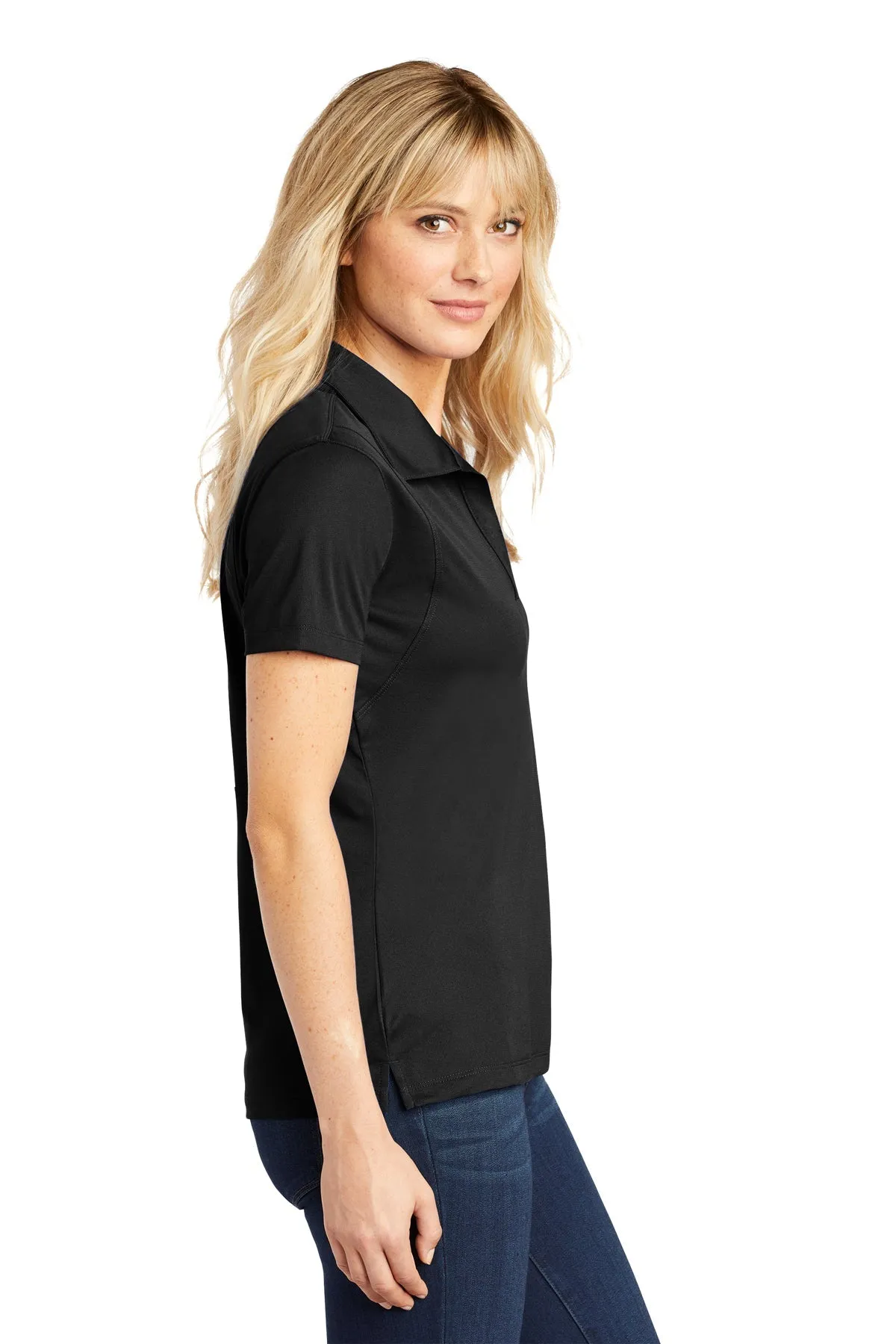 Sport-Tek Ladies Sport-Wick Polo, Black [NexTech Solutions]