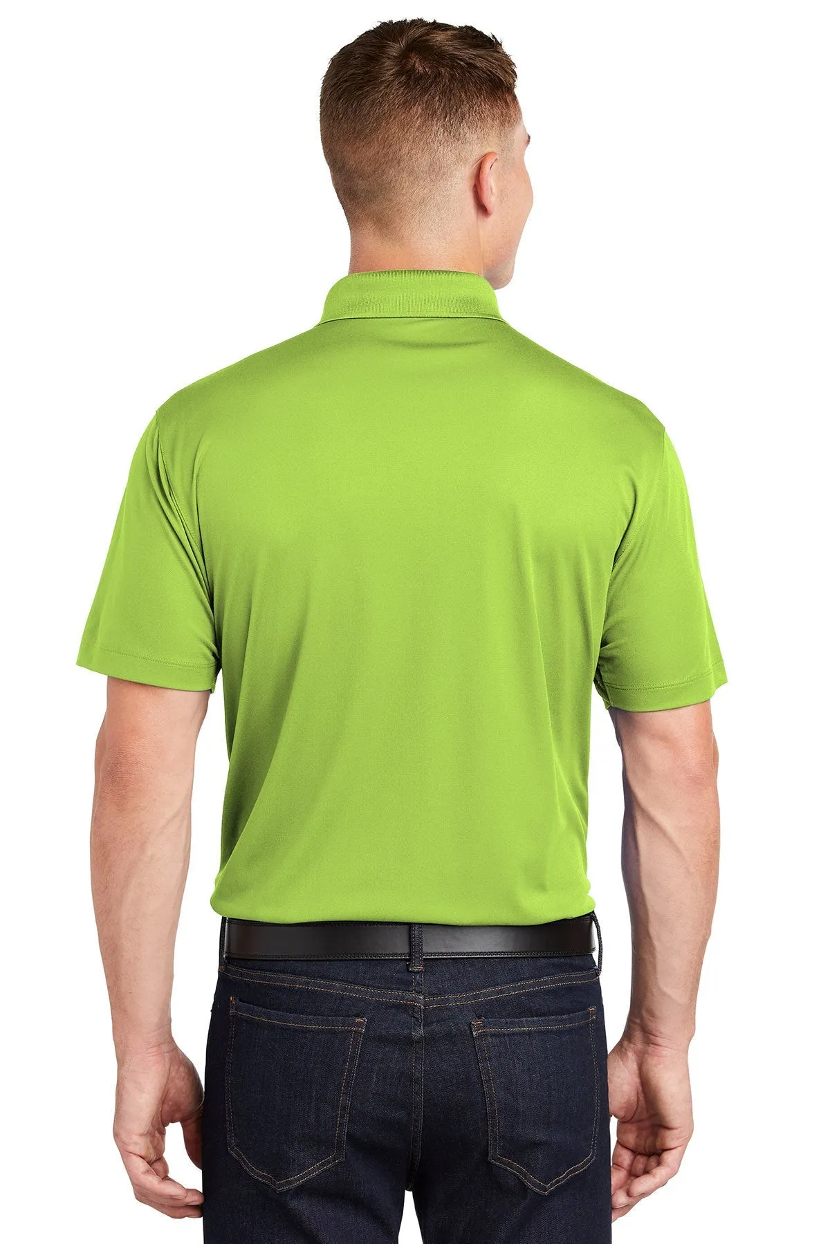 Sport-Tek Micropique Customized Sport-Wick Polos, Lime Shock