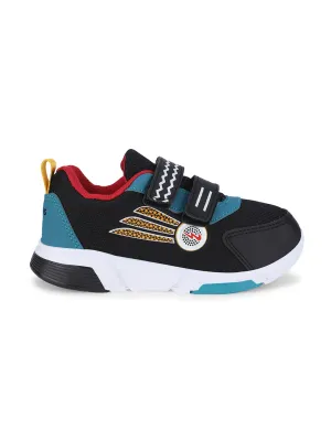SRM-15V Black Kid's Sports Shoes