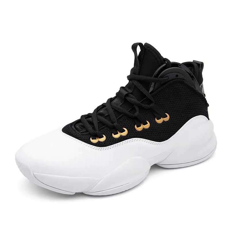 Summer Breathable Basketball Shoes High Top Cushioning Basketball