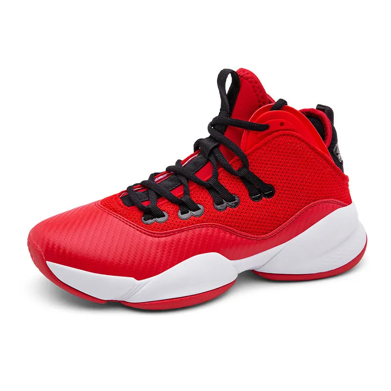 Summer Breathable Basketball Shoes High Top Cushioning Basketball