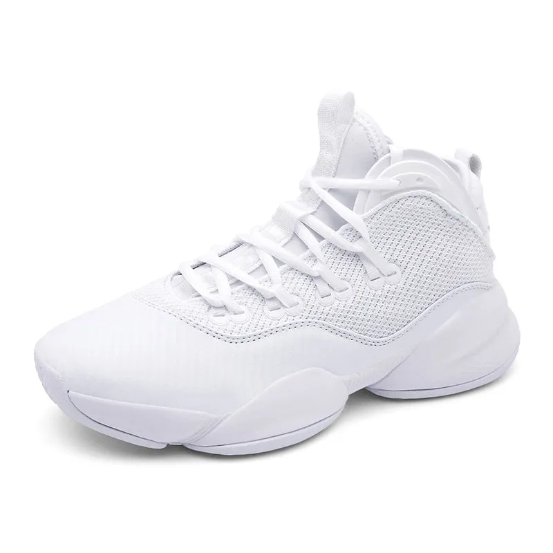 Summer Breathable Basketball Shoes High Top Cushioning Basketball