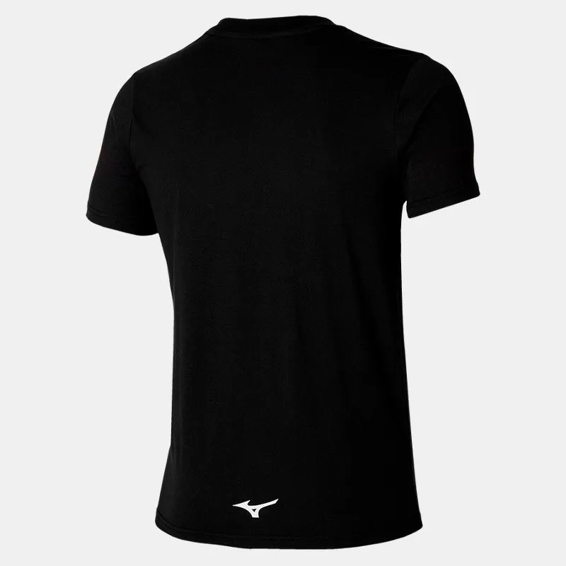T-Shirt manches courtes Mizuno Athletics RB - Noir - K2GAB00109