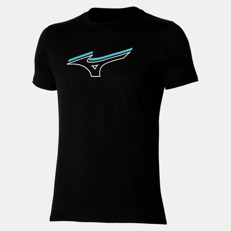 T-Shirt manches courtes Mizuno Athletics RB - Noir - K2GAB00109