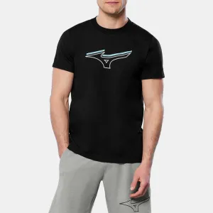 T-Shirt manches courtes Mizuno Athletics RB - Noir - K2GAB00109