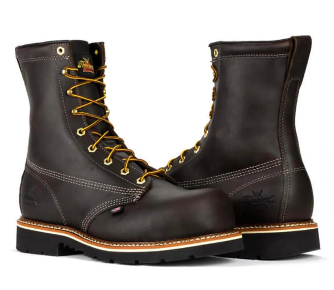 Thorogood Men's Emperor Toe 8” Briar Pit Stop Comp Toe Lace Up Work Boots 804-4368
