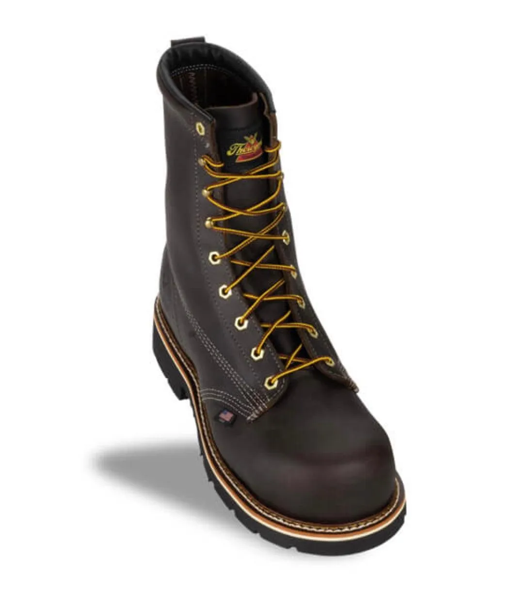 Thorogood Men's Emperor Toe 8” Briar Pit Stop Comp Toe Lace Up Work Boots 804-4368