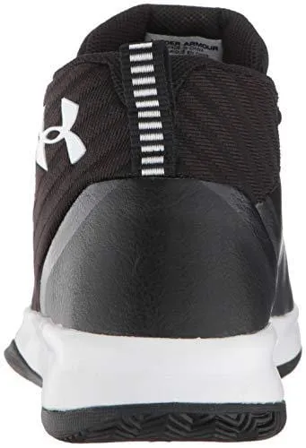 Under Armour Boys' Pre School Launch Basketball Shoe Black (002)/White, 2
