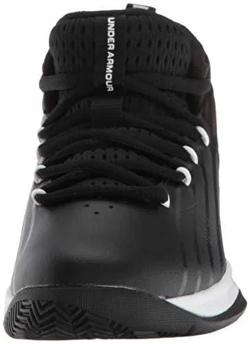 Under Armour Boys' Pre School Launch Basketball Shoe Black (002)/White, 2