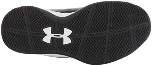 Under Armour Boys' Pre School Launch Basketball Shoe Black (002)/White, 2
