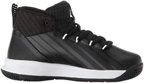 Under Armour Boys' Pre School Launch Basketball Shoe Black (002)/White, 2