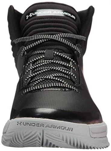 Under Armour Men's Lockdown 2 Basketball Shoe Black (003)/Overcast Gray 7