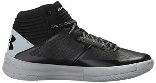 Under Armour Men's Lockdown 2 Basketball Shoe Black (003)/Overcast Gray 7